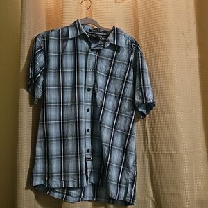 SOUTHPOLE  AUTHENTIC COLLECTION  MEN PLAID  SHIRT L